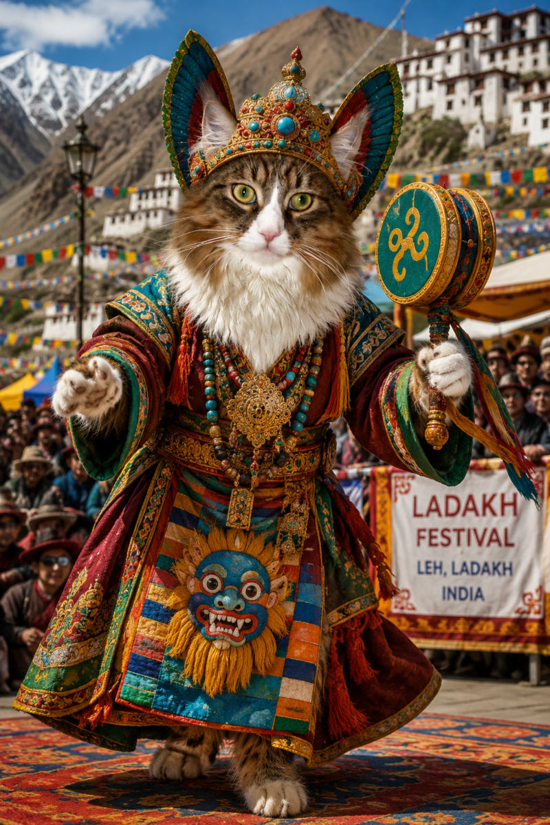 Maine Coon in de Mystieke Himalaya