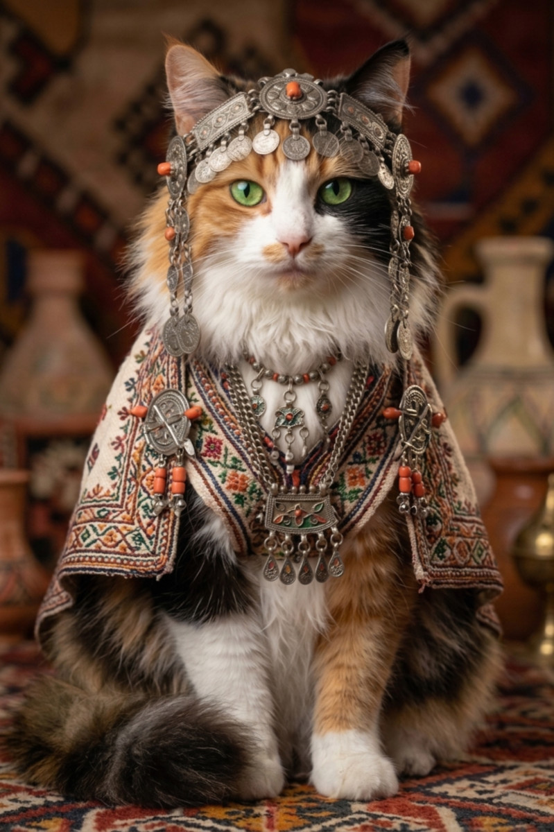 Berber Poes, Koningin van het Atlasgebergte.