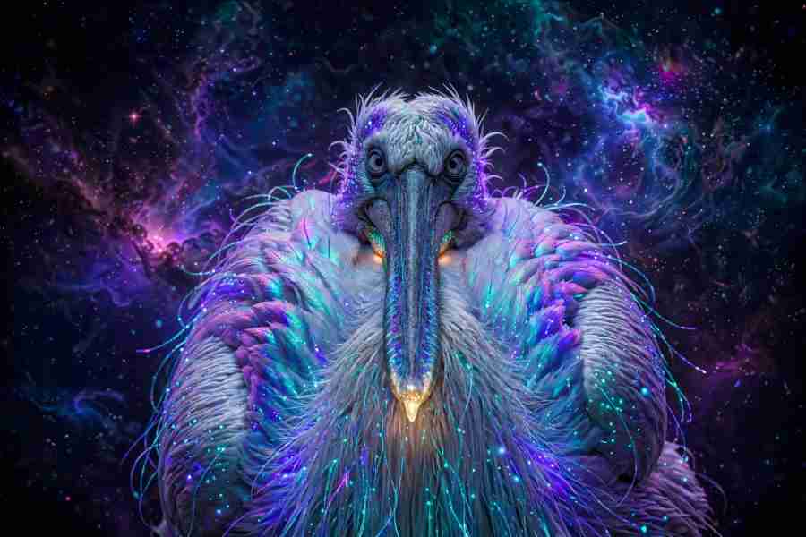 Nebula Pelicanus, de paarse Pelikaan.