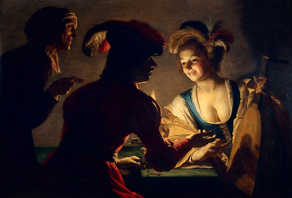 de Koppelaarster - Gerard van Honthorst