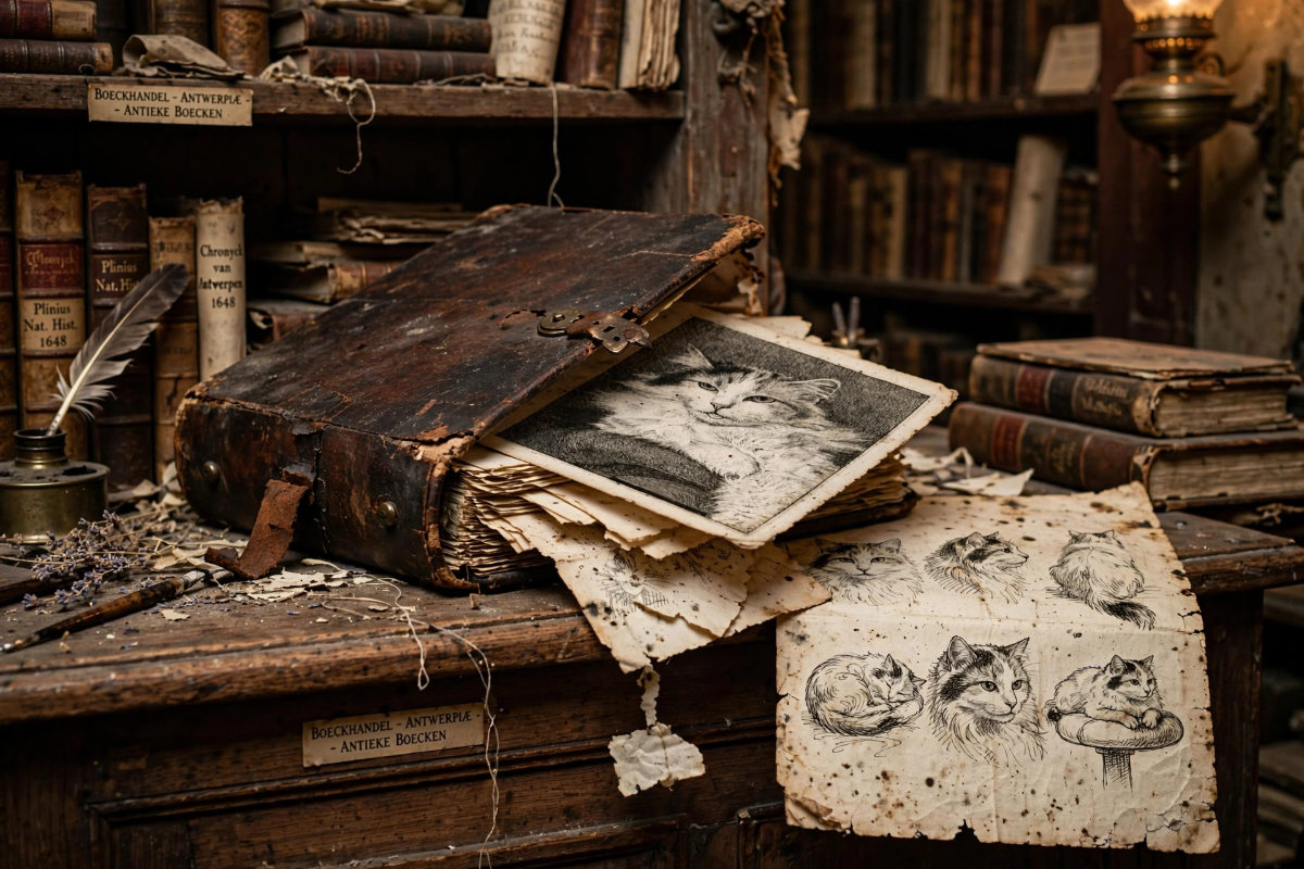 Schetsboek in boekwinkel