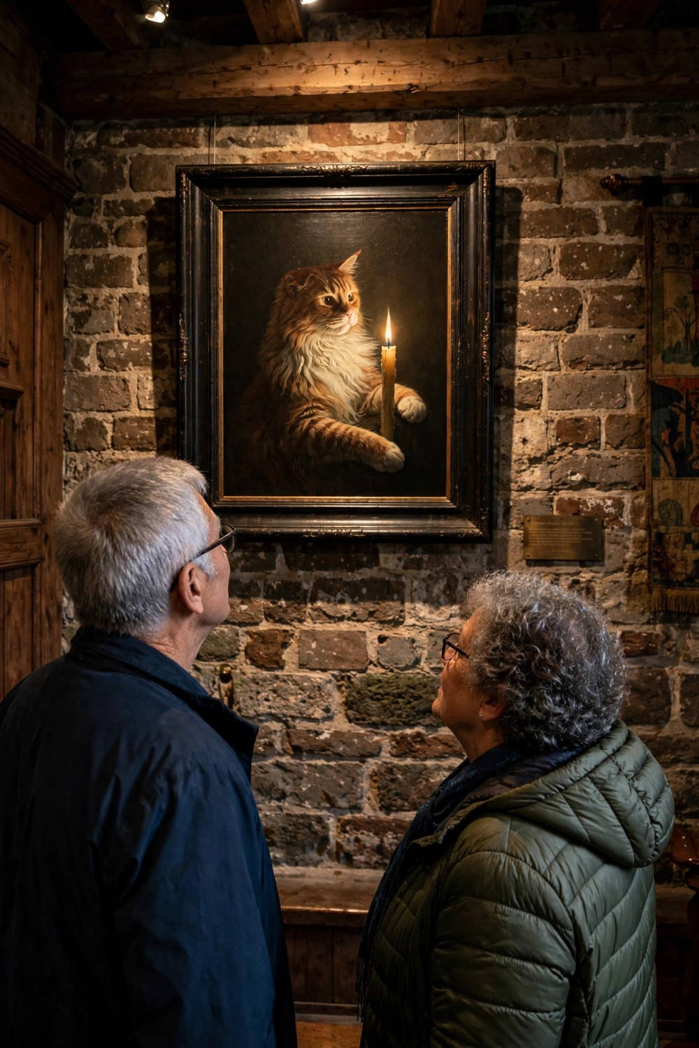 schilderij Kaarslicht in Kasteel-Museum Sypesteyn 
