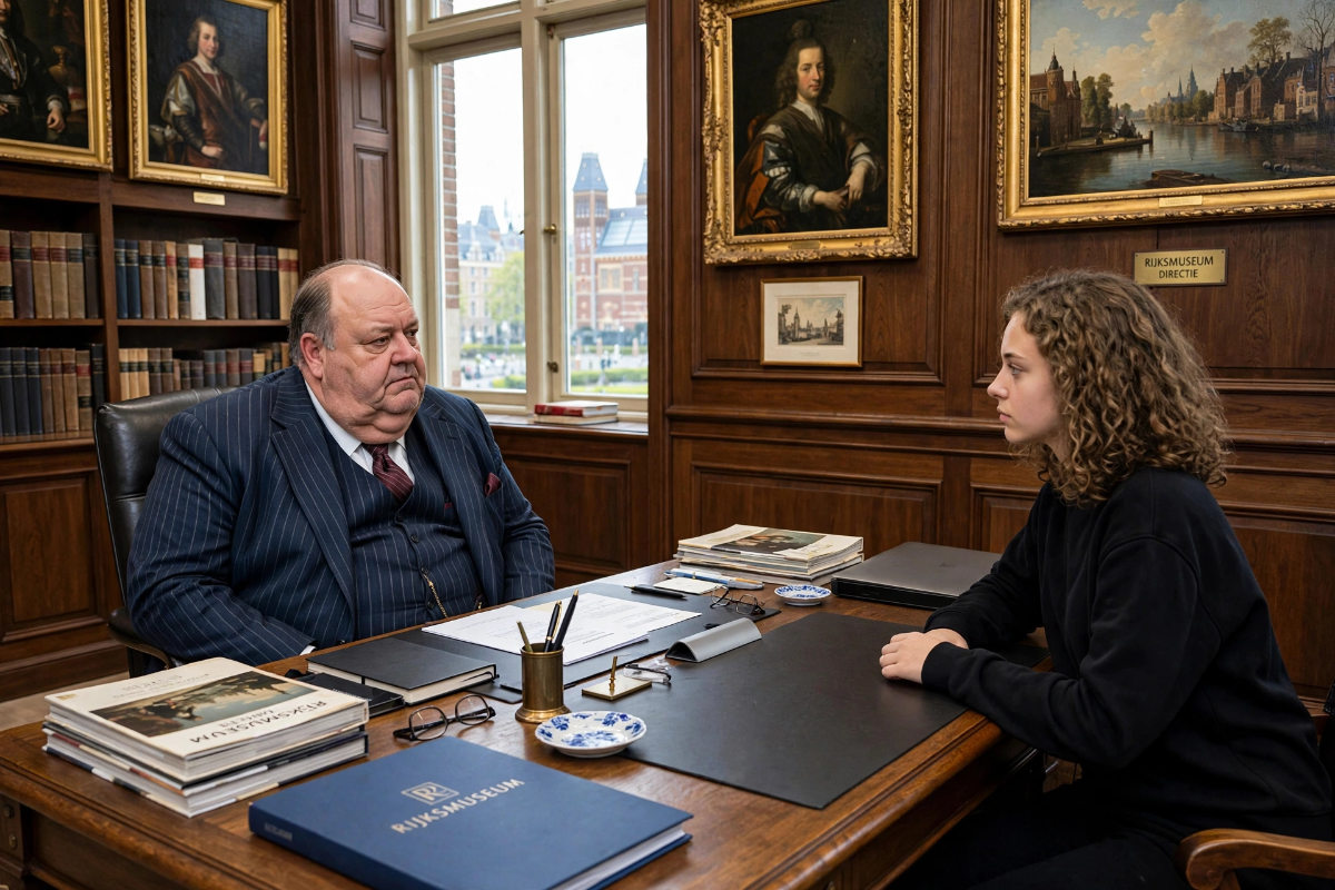 Een bezoek aan de directeur heeft een bijzondere verrassing in petto