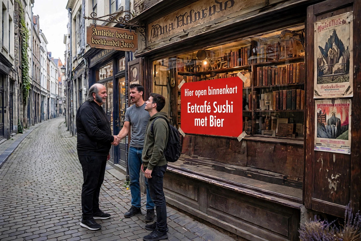 De afspraak is bezegeld, we mogen de boeken meenemen.