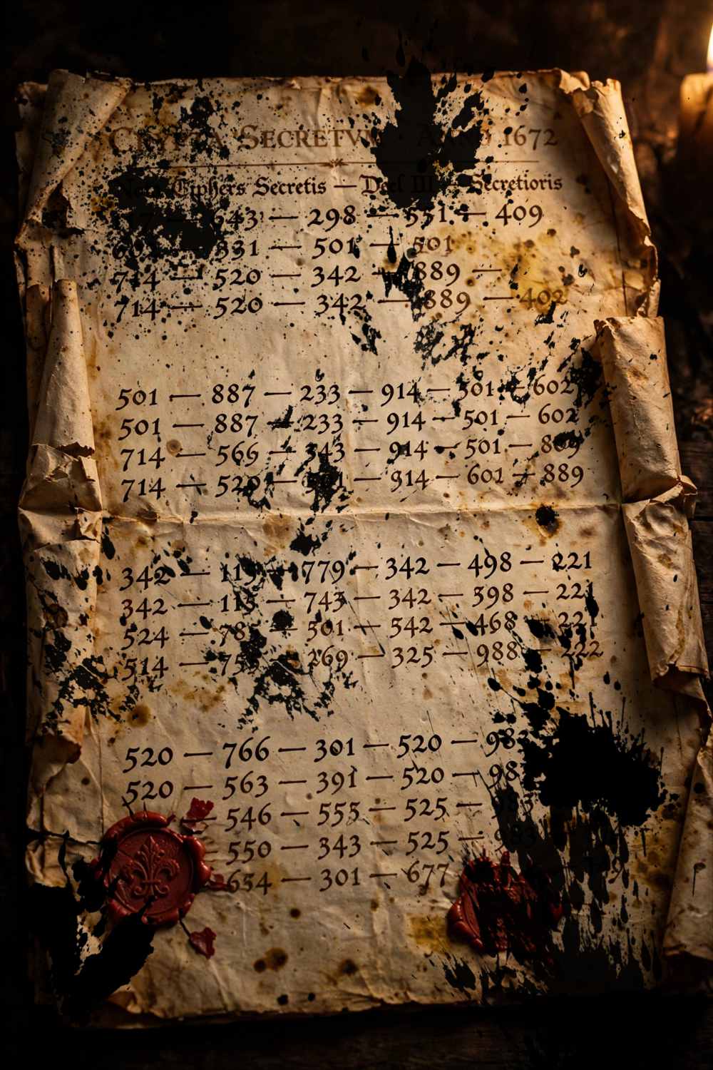 document met cryto codes