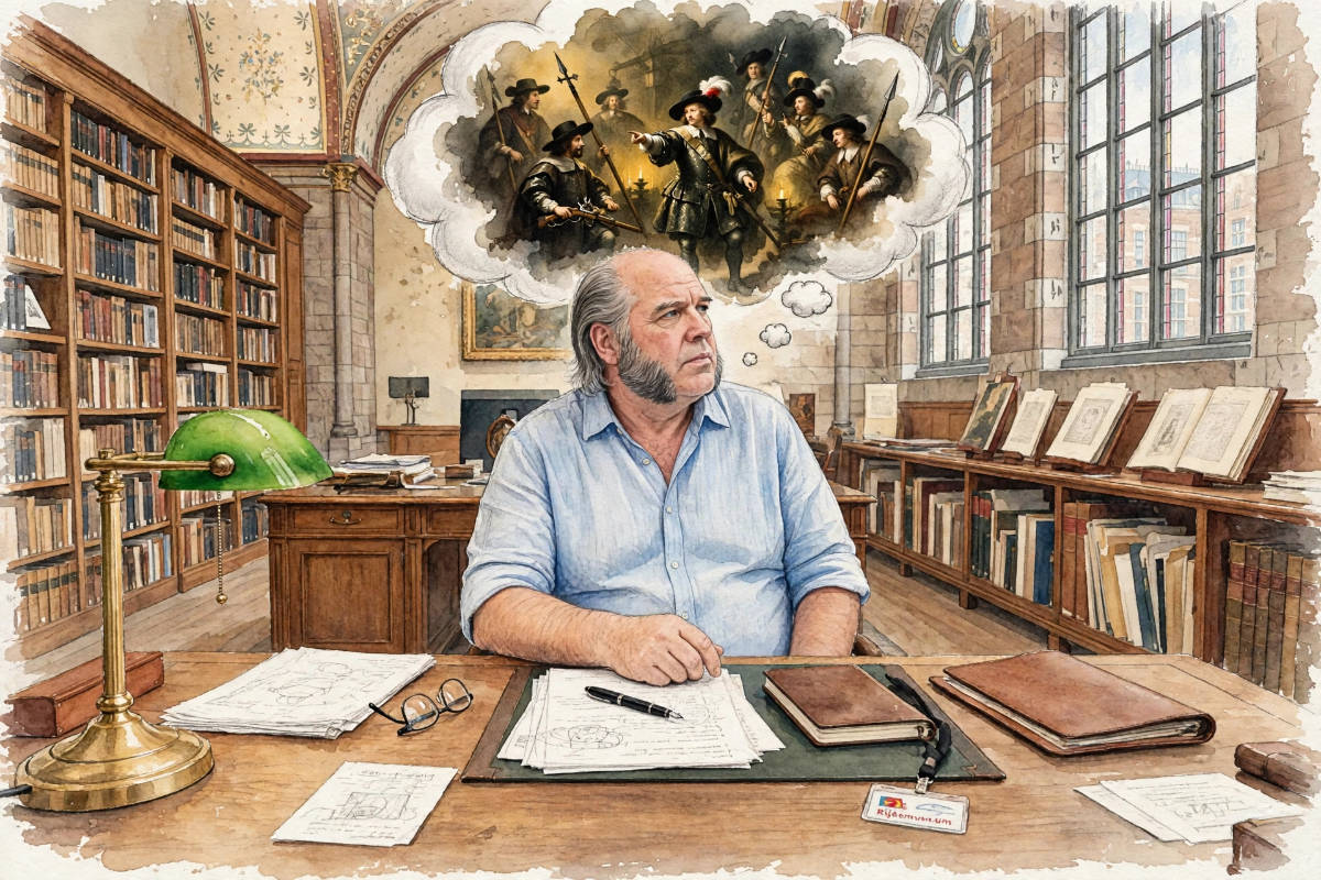In gedachten zie ik al een nieuw meesterwerk voor me.