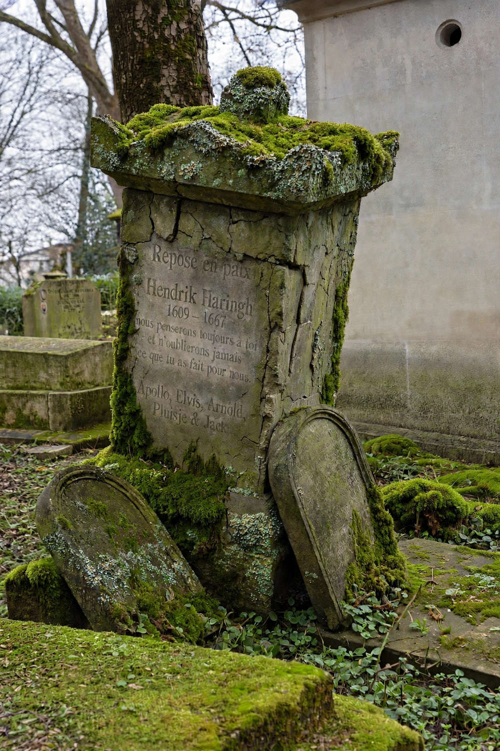 Het grafmonument van Hendrik Haringh
