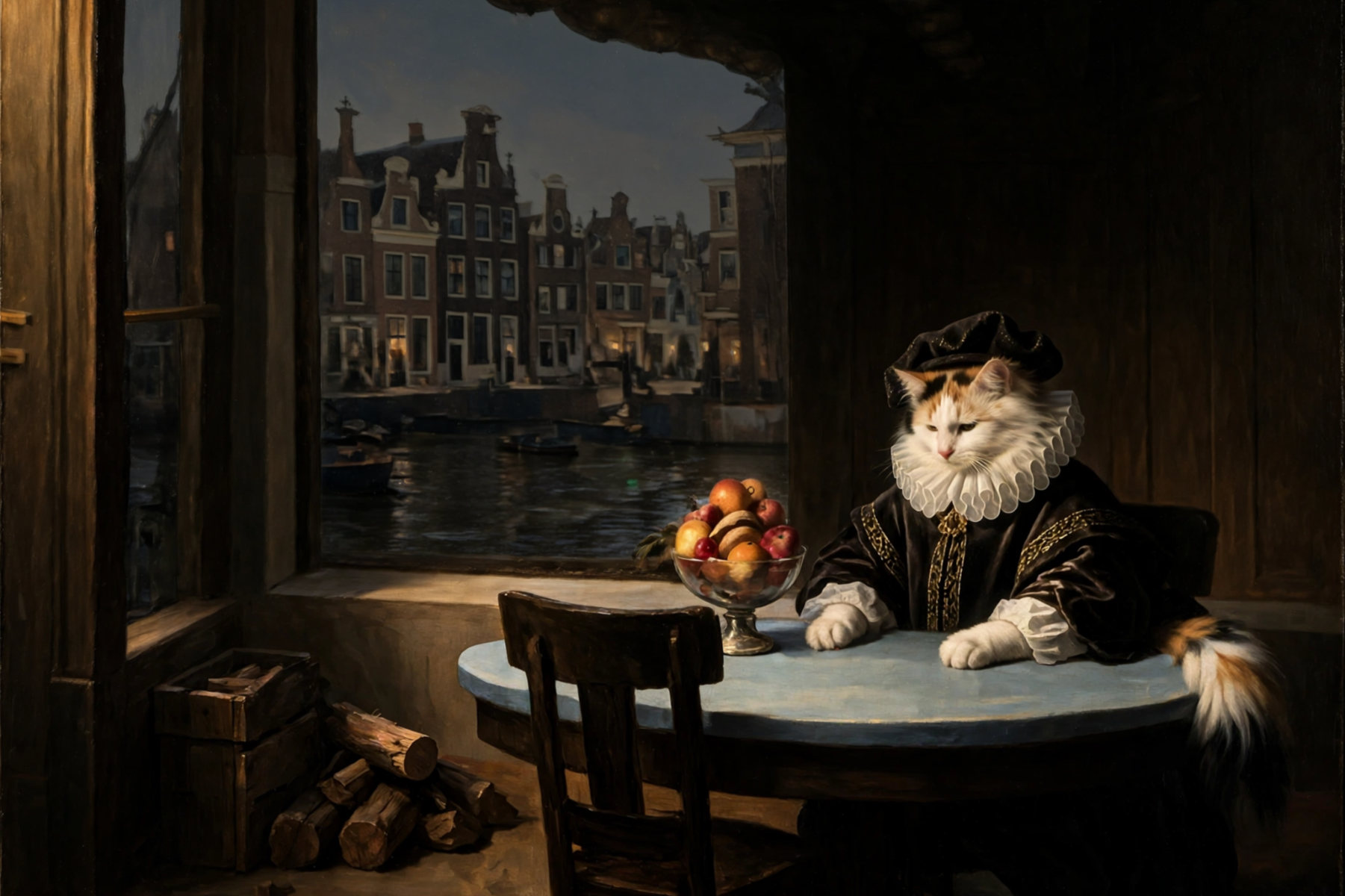 Eenzaam in Amsterdam van Apollo van Rijn