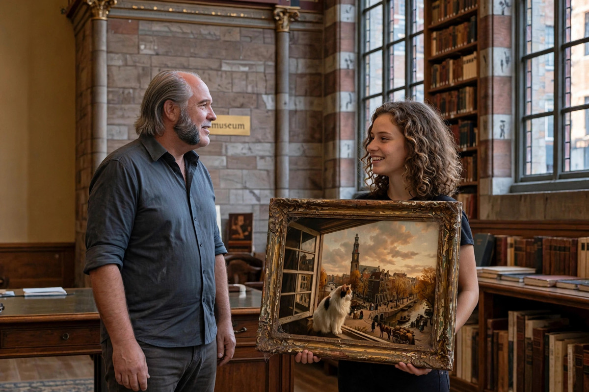 Een nieuw ontdekt schilderij van Apollo van Rijn.