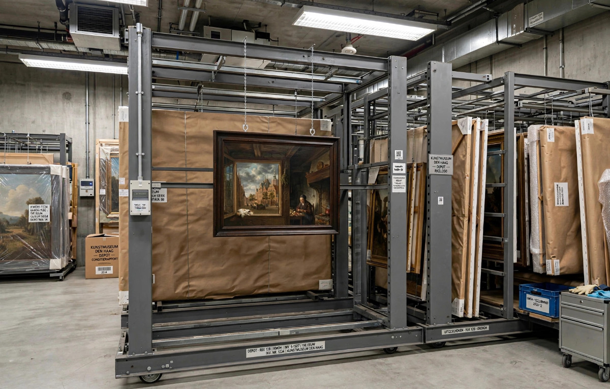 Pluisje in de Vensterbank van Apollo van Rijn is gevonden in het depot van Kunstmuseum Den Haag..