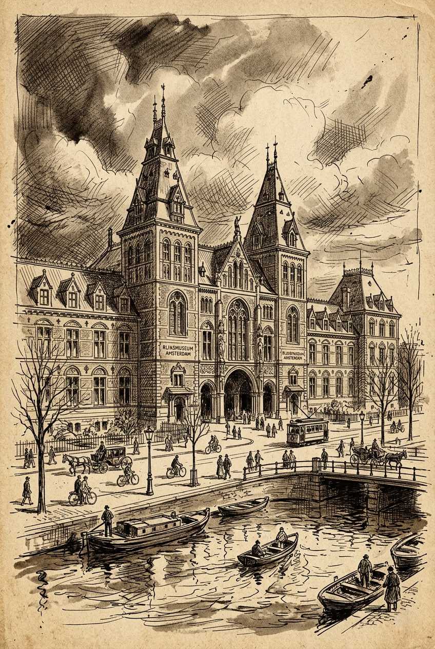 Pentekening Rijksmuseum
