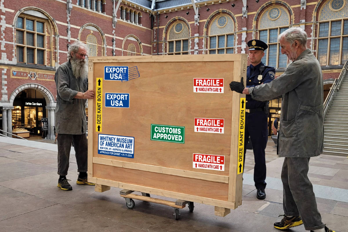 Transport in het Rijksmuseum