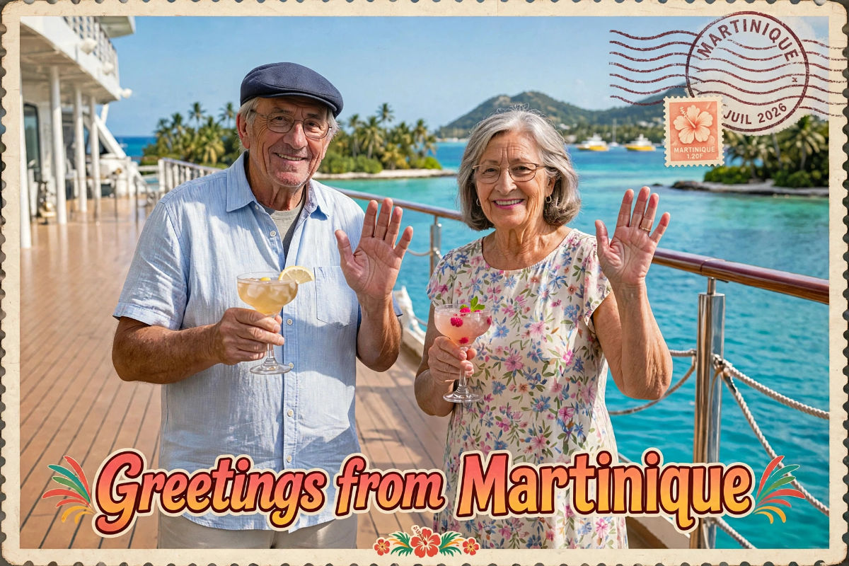 Greeting from Martinique familie Jansen