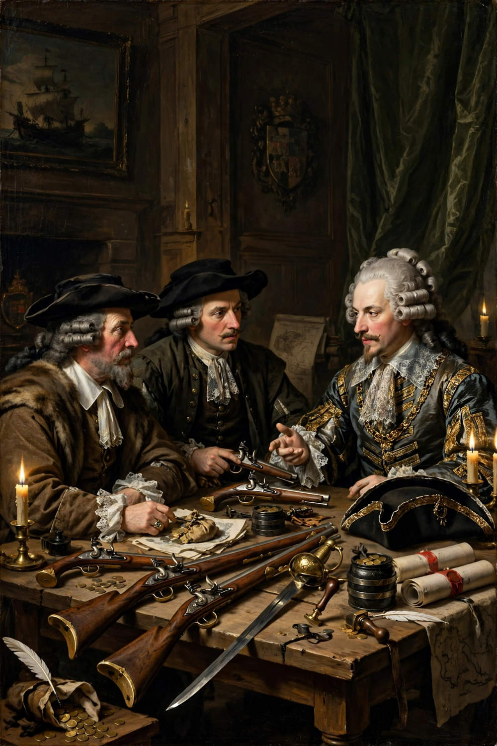 Ook na de dood van Johan de Witt kon de familie Bartolotti doorgaan met de verkoop van wapens