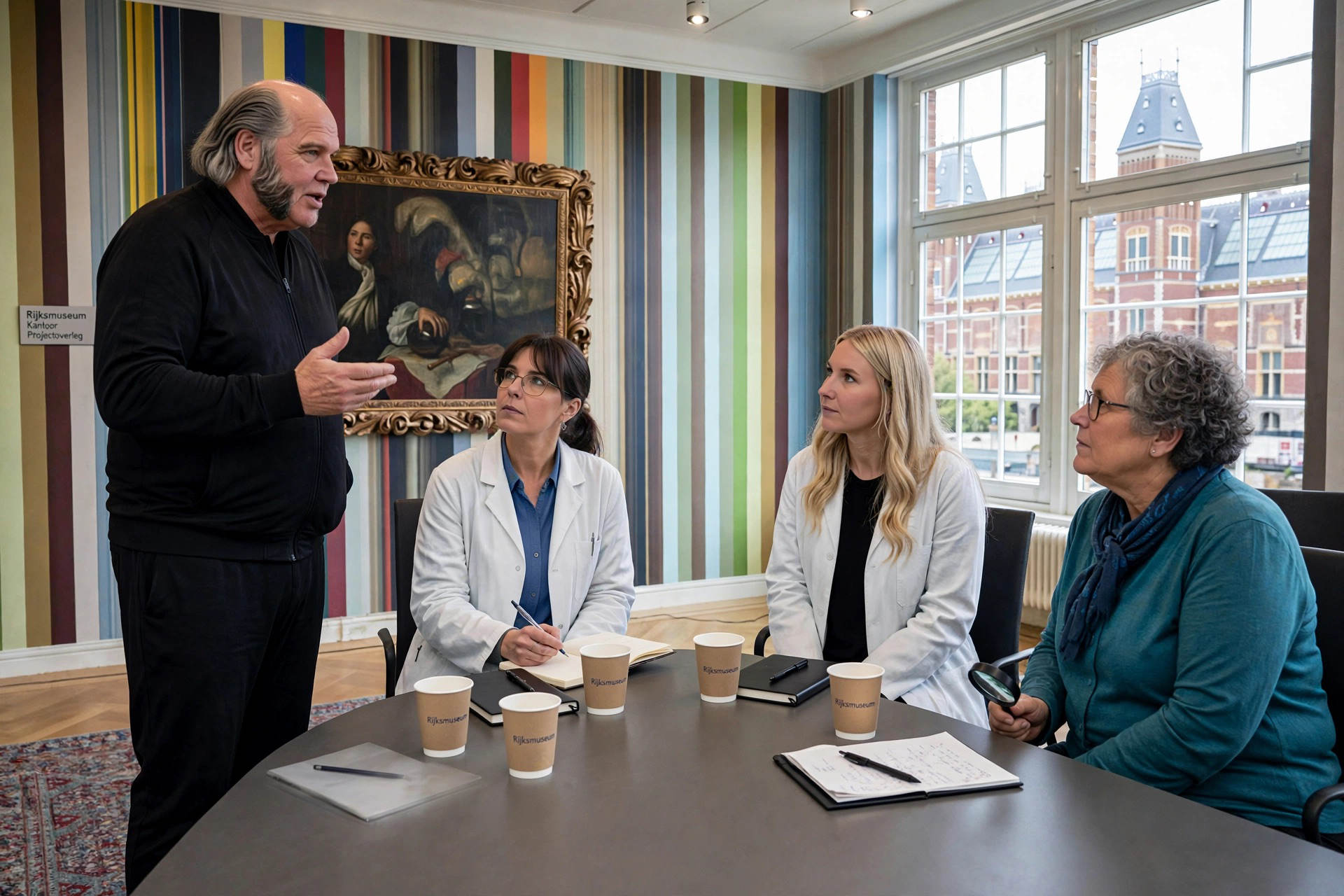 Werkoverleg over Apollo van Rijn
