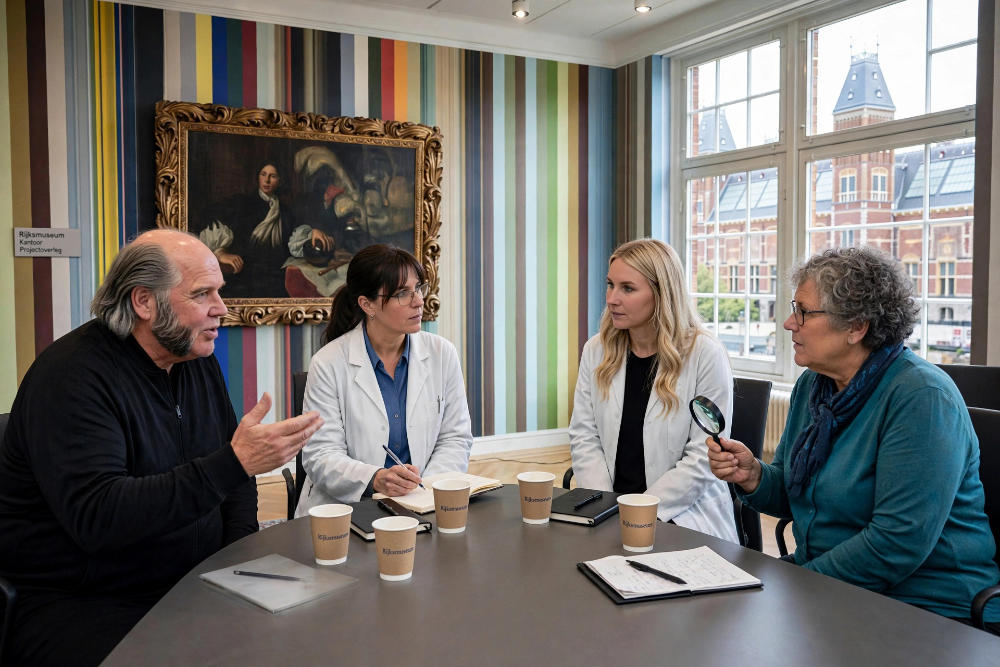 Werkoverleg over Apollo van Rijn
